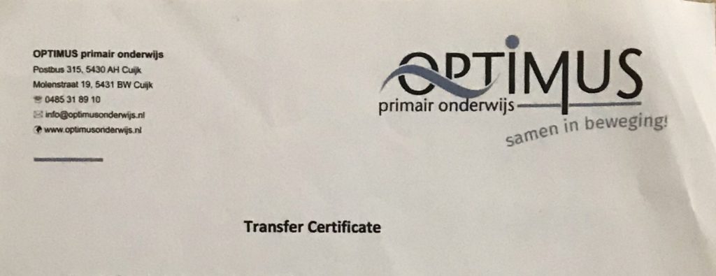 Transfer Certificate Kyan