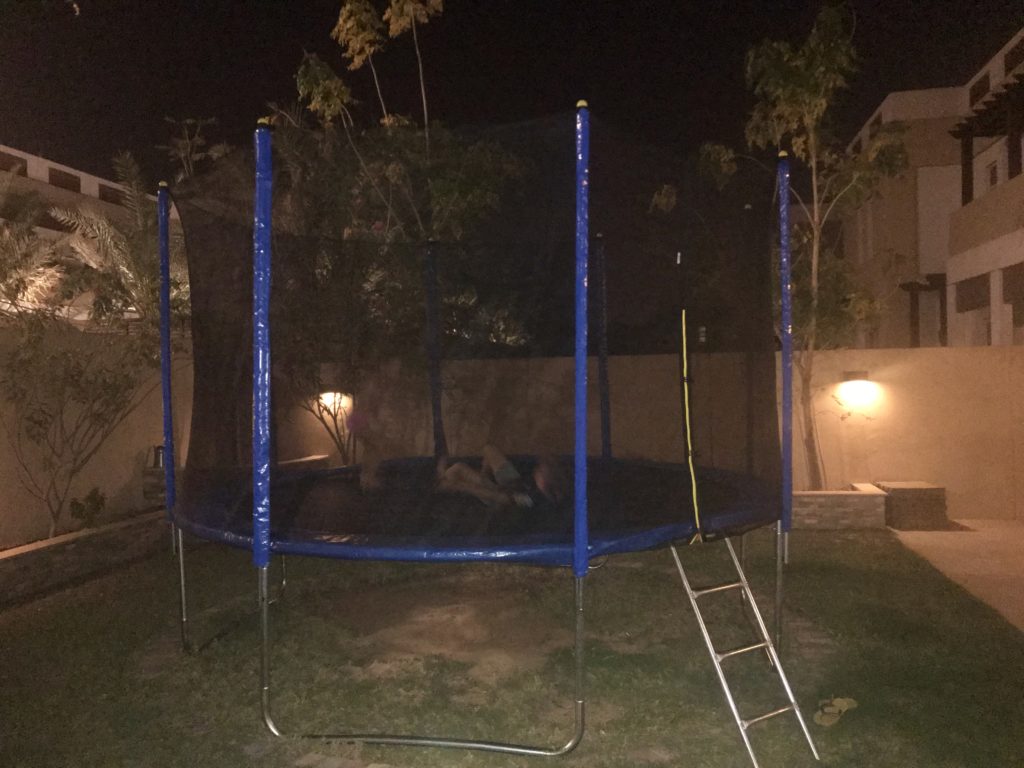Nieuwe trampoline Souq